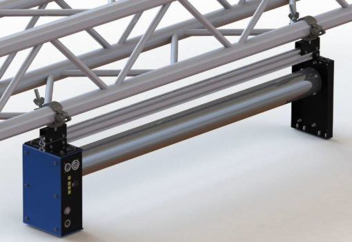 high speed dmx motorleinwand